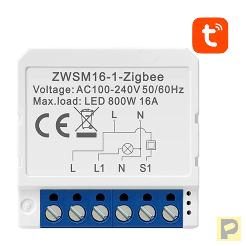 Smart Switch Module ZigBee Avatto ZWSM16-W1 TUYA