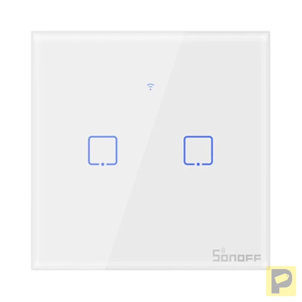 Smart Switch WiFi + RF 433 Sonoff T1 EU TX (2-channel)