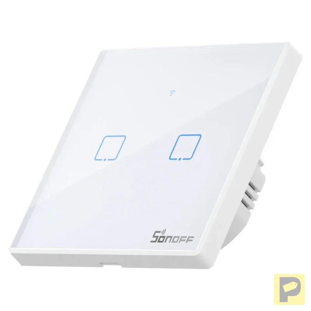 Smart Switch WiFi + RF 433 Sonoff T2 EU TX (2-channel) updated