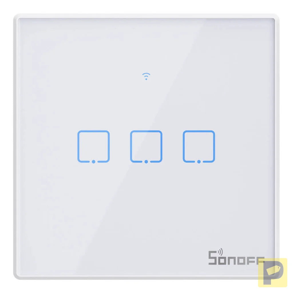 Smart Switch WiFi + RF 433 Sonoff T2 EU TX (3-channel) updated