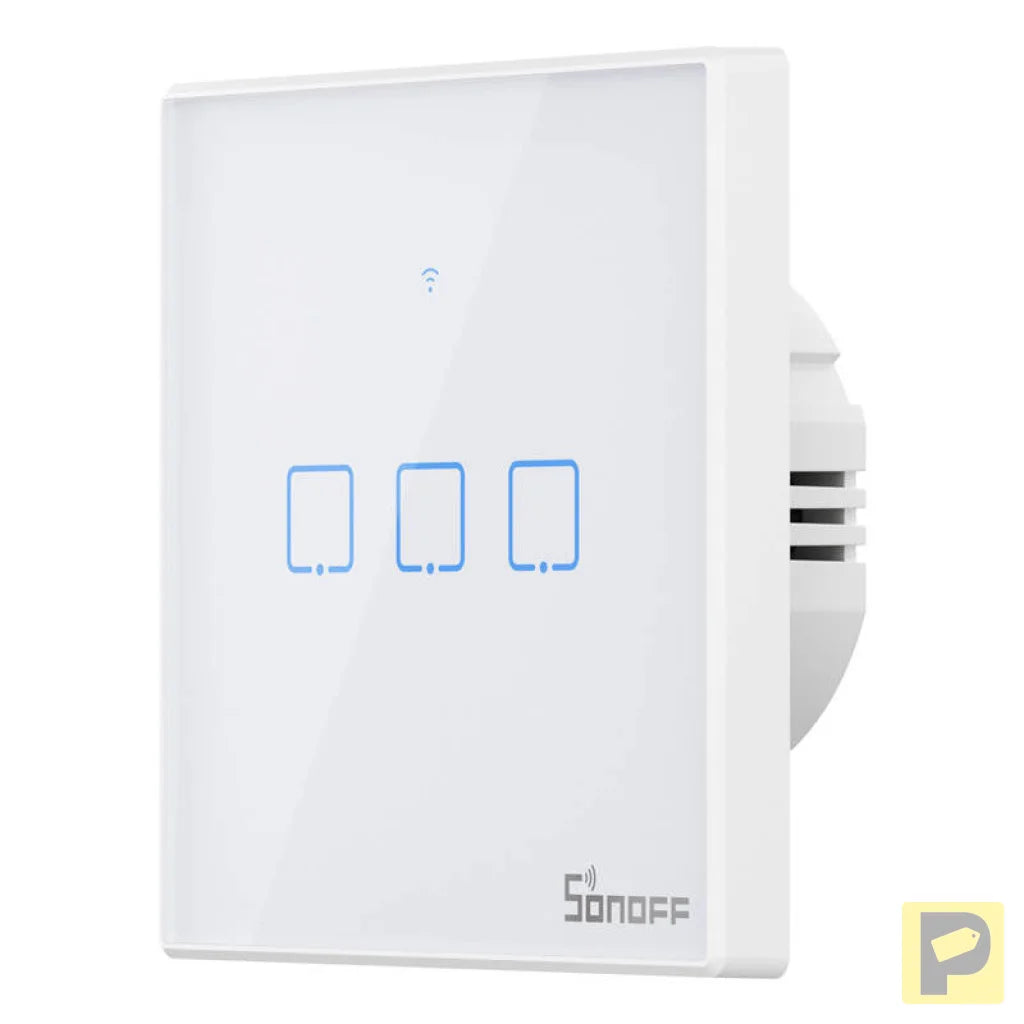 Smart Switch WiFi + RF 433 Sonoff T2 EU TX (3-channel) updated