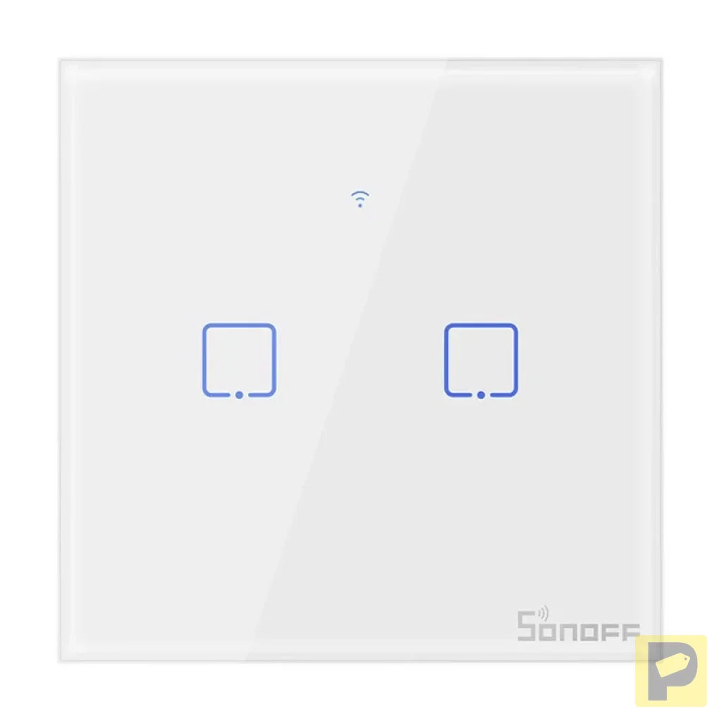 Smart Switch WiFi Sonoff T0 EU TX (2-channel)