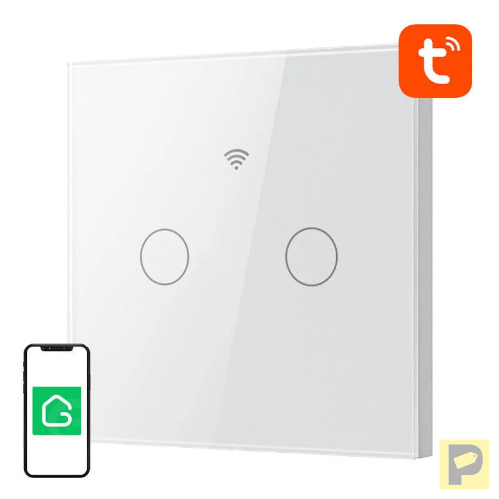 Smart Touch WiFi Light Switch Gosund SLS2 (Optional N, Dual) Tuya