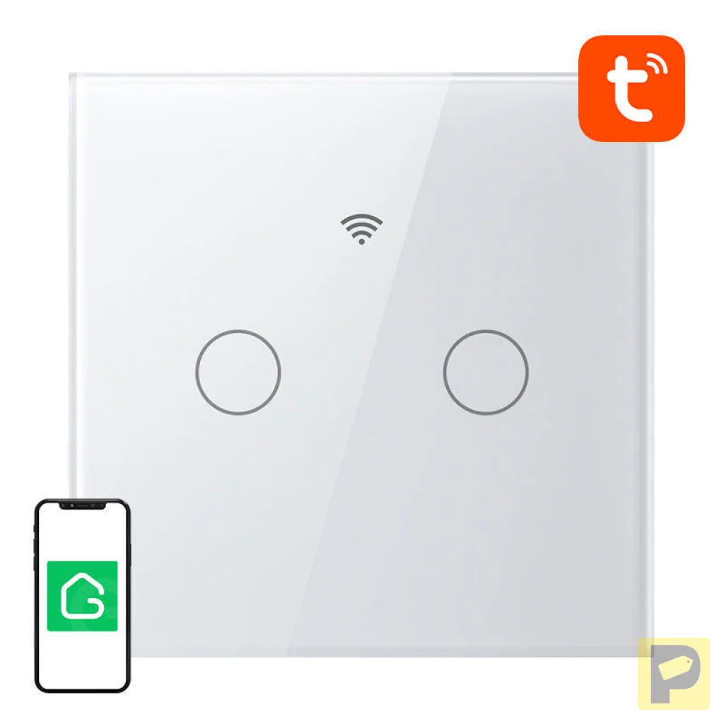 Smart Touch WiFi Light Switch Gosund SLS2 (Optional N, Dual) Tuya