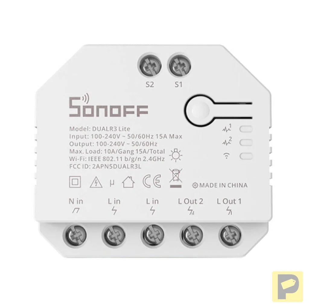 Smart Wi-Fi switch WiFi Sonoff Dual R3 Lite