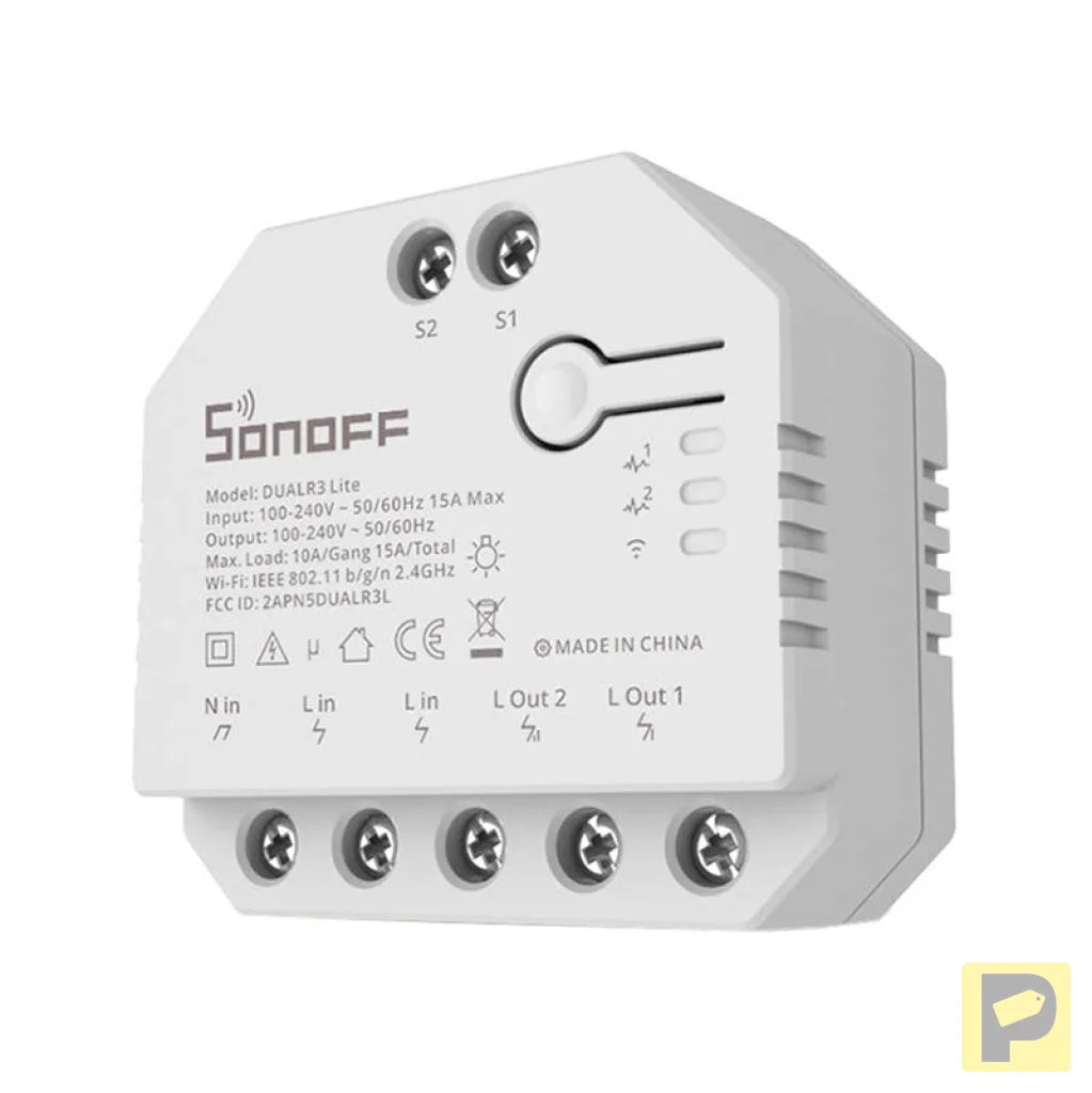 Smart Wi-Fi switch WiFi Sonoff Dual R3 Lite