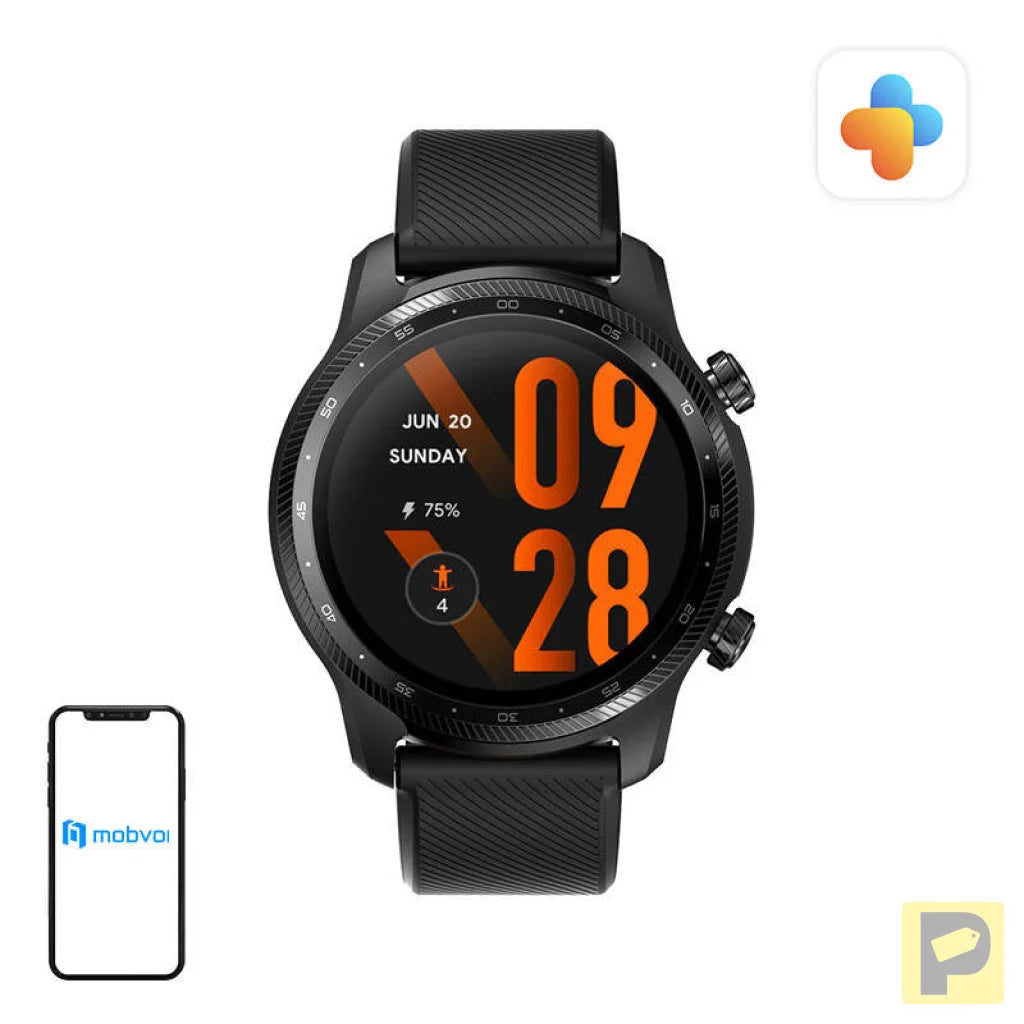 Smartwatch Mobvoi TicWatch Pro 3 Ultra GPS (Shadow Black)