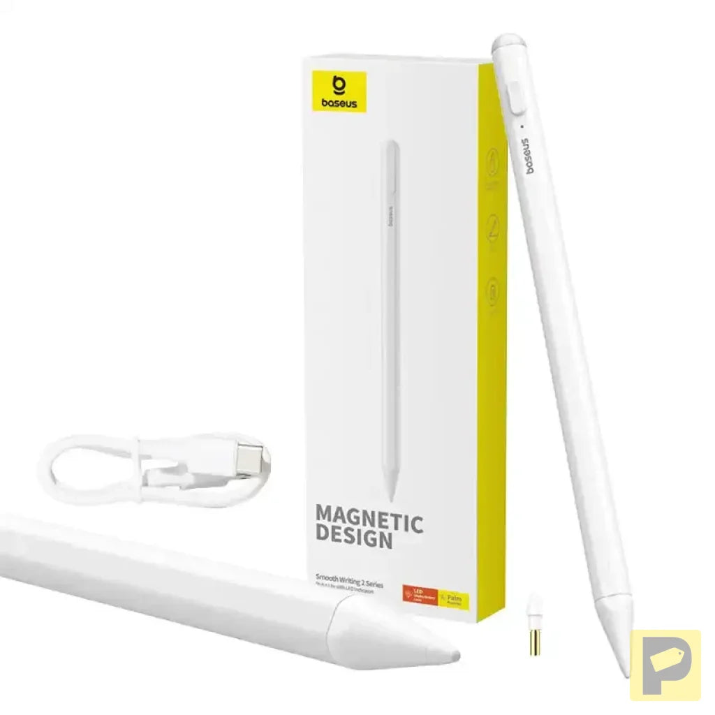 Smooth Writing 2 Baseus Stylus Lite with LED indicator (white)