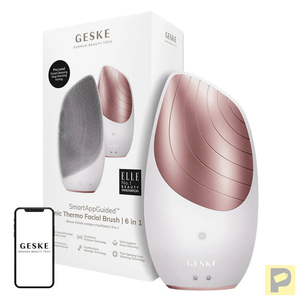 Sonic Thermo Facial Brush 6 in 1 Geske with APP (starlight)