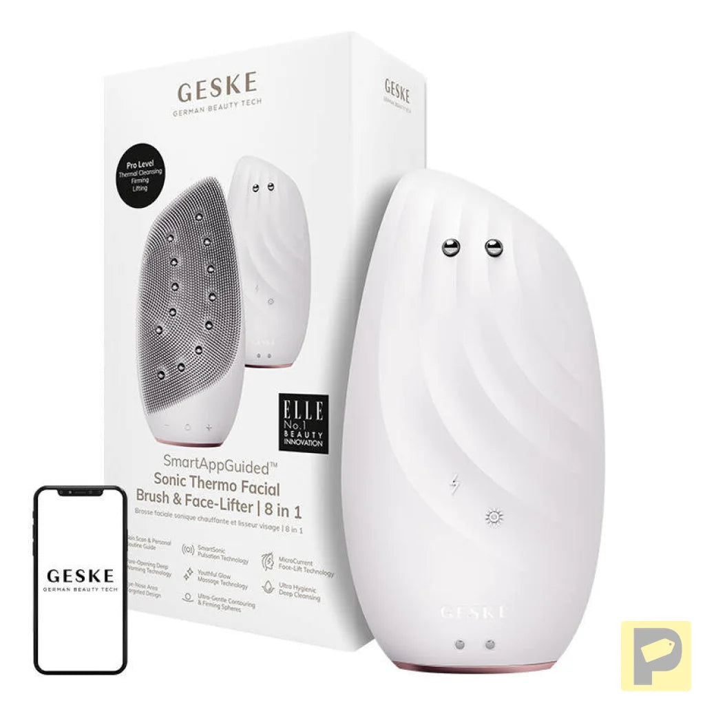 Sonic Thermo Facial Brush & Face-Lifter 8in1 Geske with APP (starlight)