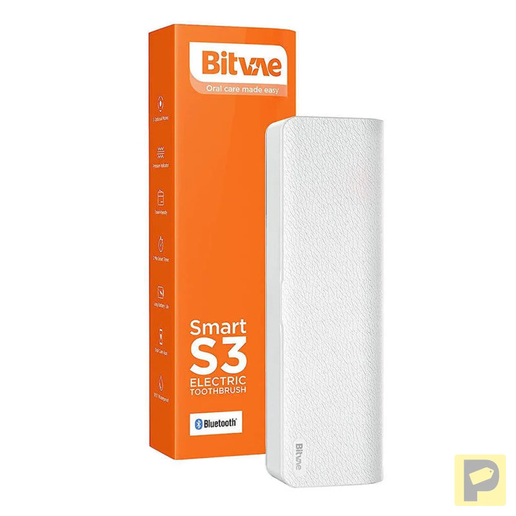 Sonic toothbrush with app, tips set and travel etui S3 (pink)