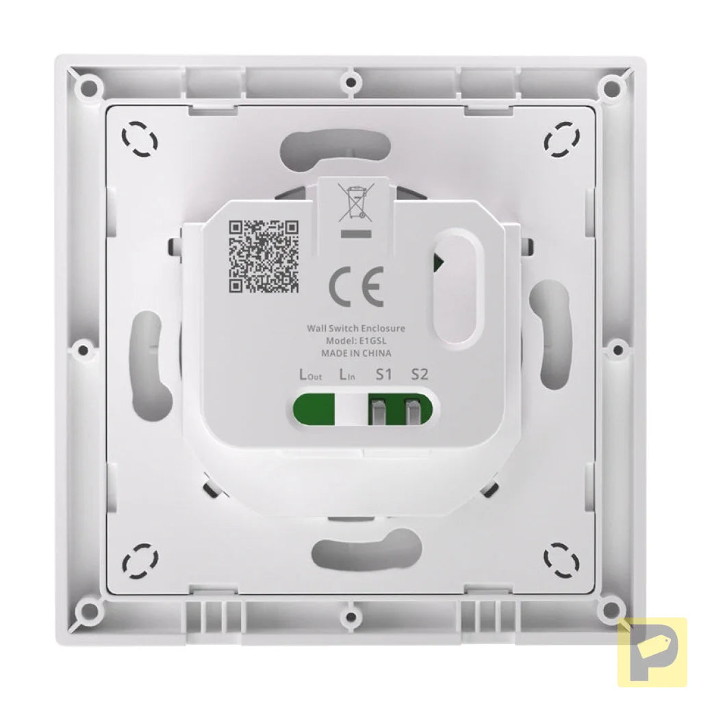 SONOFF E1GSL wall switch housing (without N)