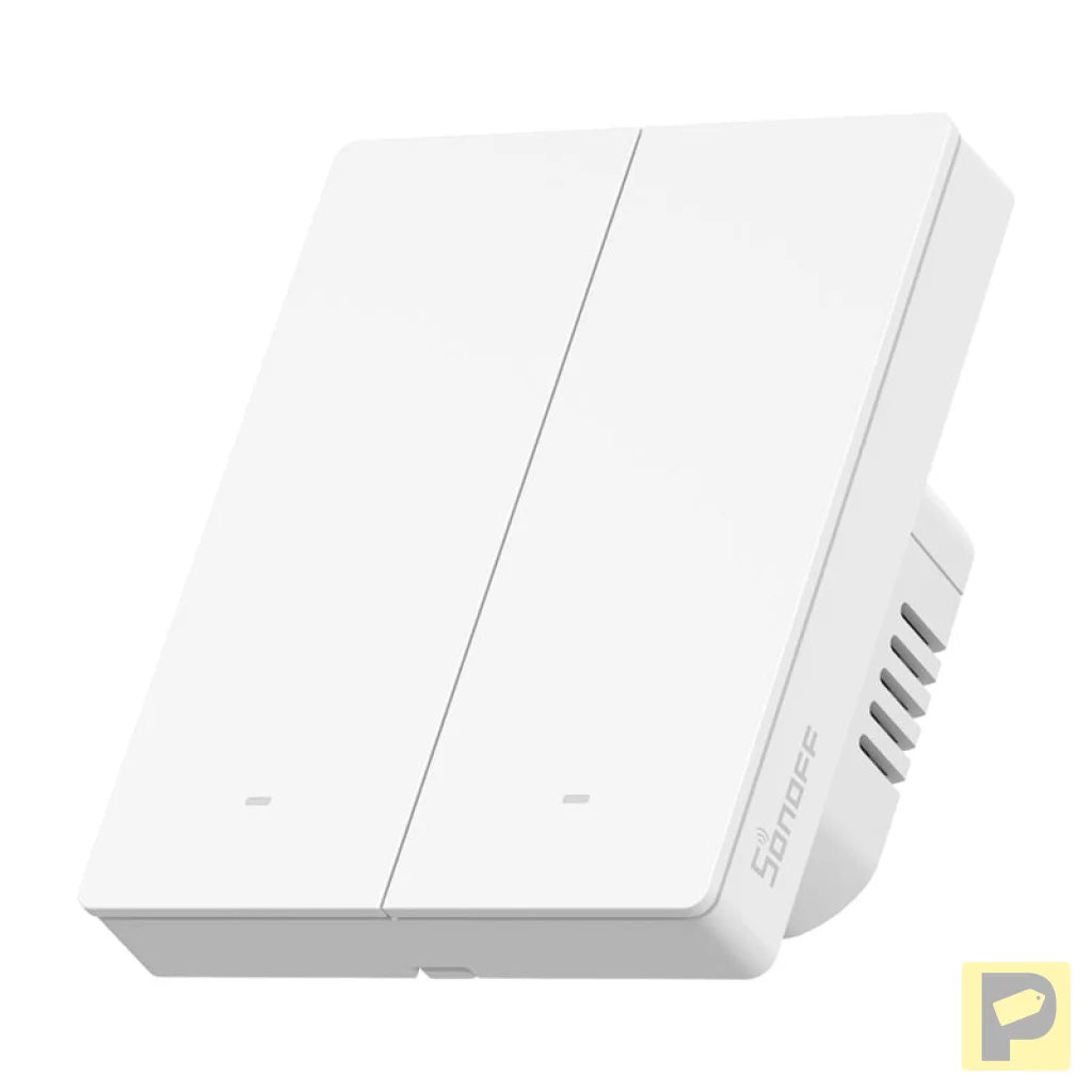 SONOFF M5-2C-80W WiFi Matter smart wall switch (2-channel, for frame)
