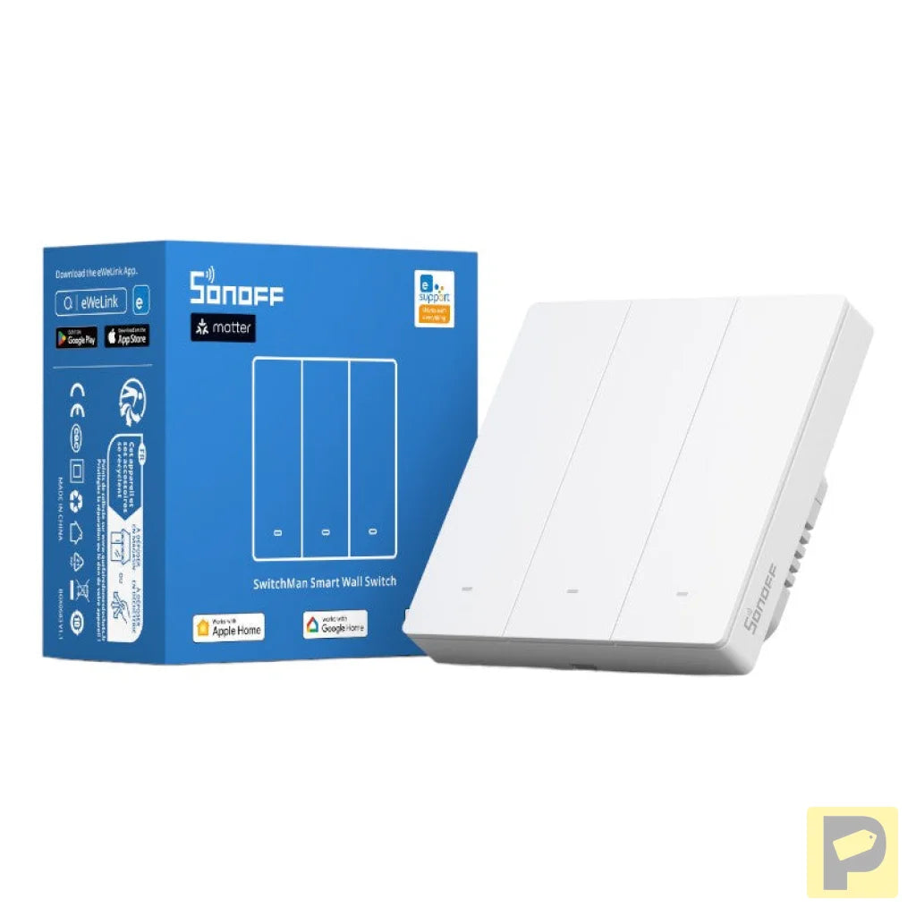 SONOFF M5-3C-86W WiFi Matter smart wall switch (3-channel)