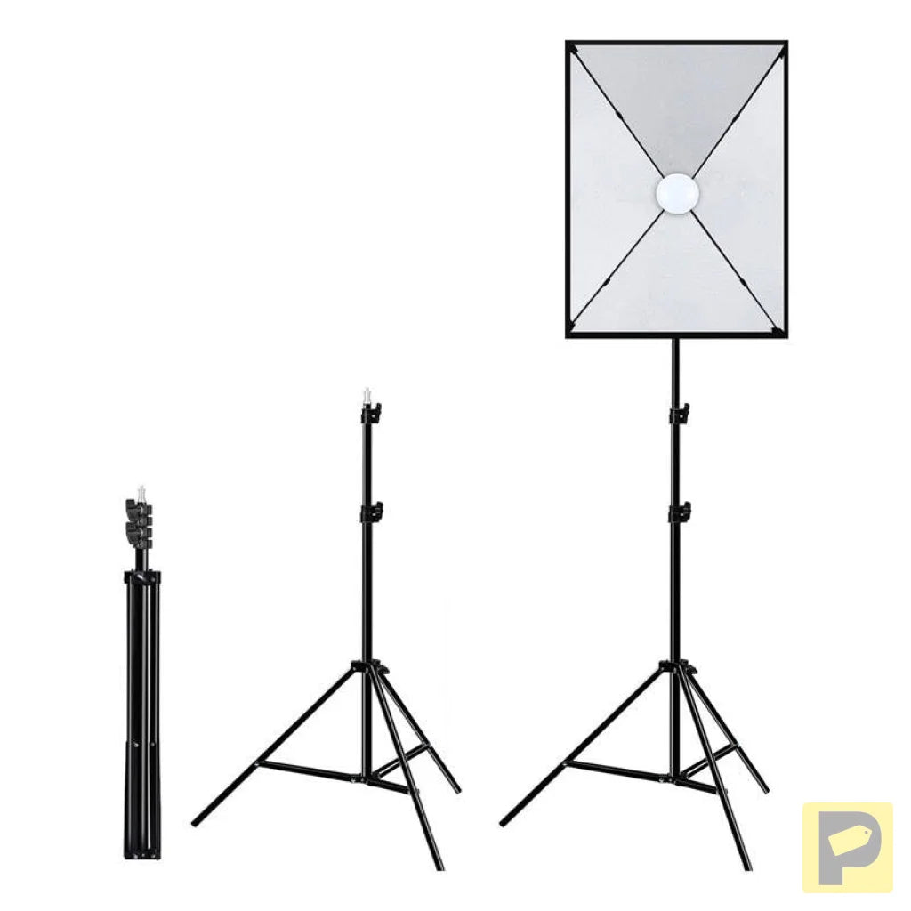Studio set Puluz LED softbox 50x70cm, tripod, LED bulb 1 pc PU5070EU