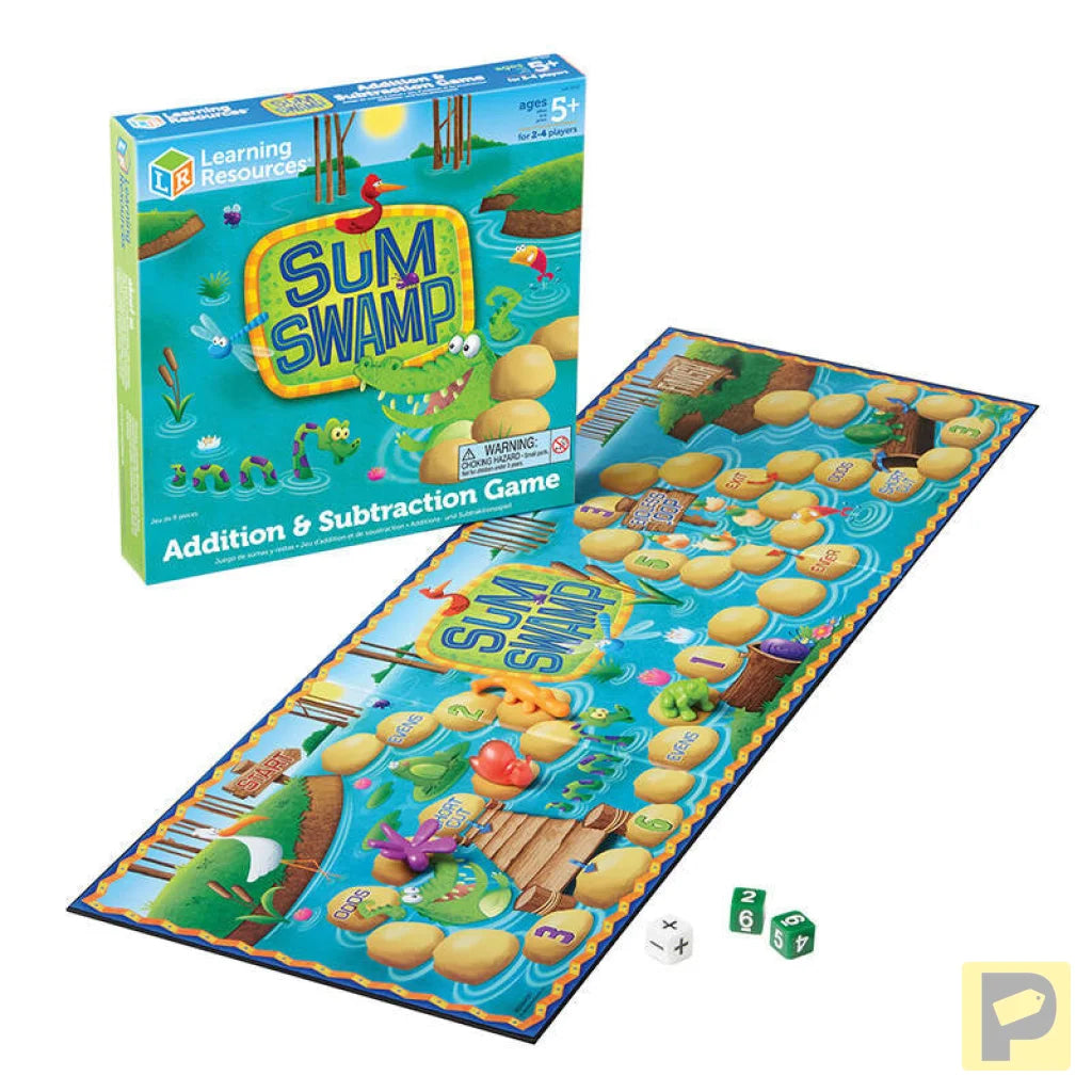 Sum Swamp Addition & Subtraction Game Learning Resources LER 5052