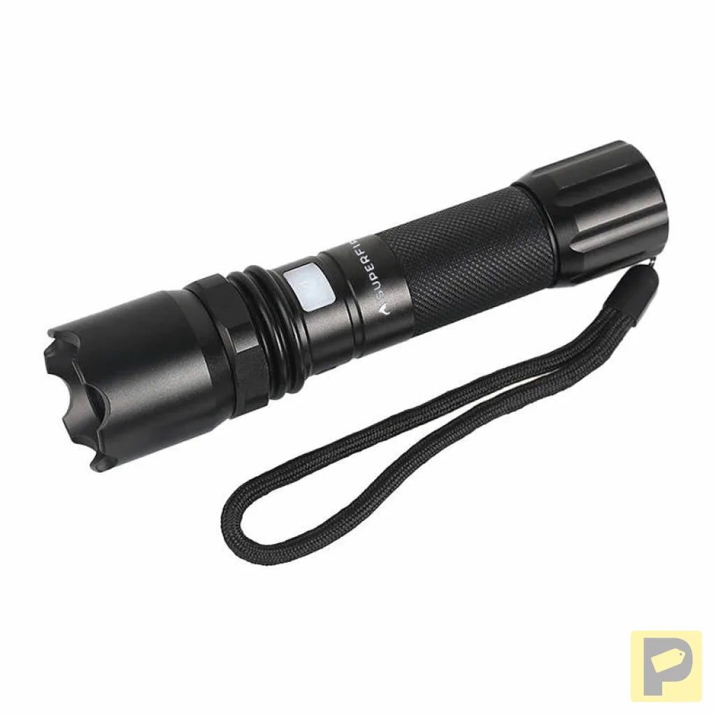 Superfire A10 flashlight, 550 lm, USB, 100-200 m, 5 modes