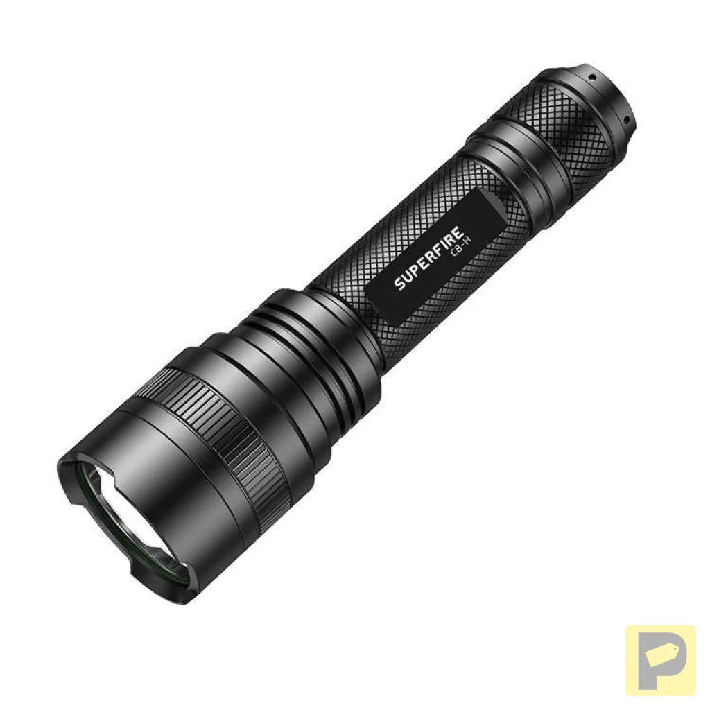 Superfire C8-H flashlight 1200 lm, USB, 250m, 5 modes