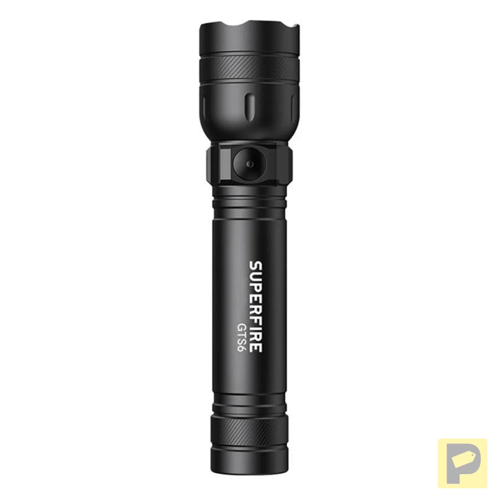 Superfire GTS6 flashlight, 360 lm, USB-C, 7W, 5 modes, 150m