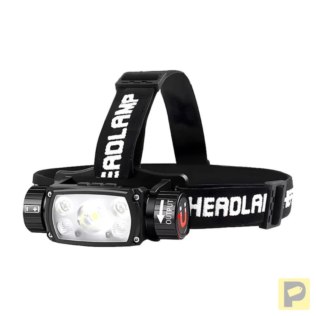 Superfire HE11 headlamp flashlight, 640 lm, 20W, 6 modes, 100m