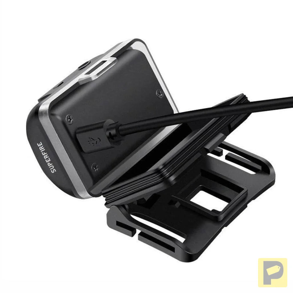 Superfire HL07 headlamp flashlight, 320 lm, USB, 5 modes, 90 m