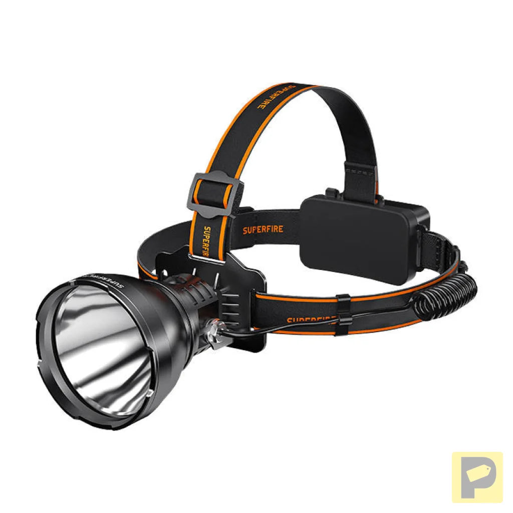 Superfire HL60 headlamp flashlight - 2300 lm, 4 modes, 330 m, 36W LED