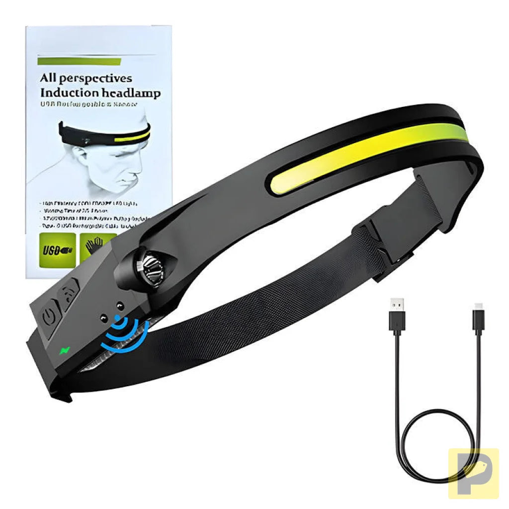 Superfire HL65 headlamp flashlight, 120 lm, USB-C, 5 modes, 30m