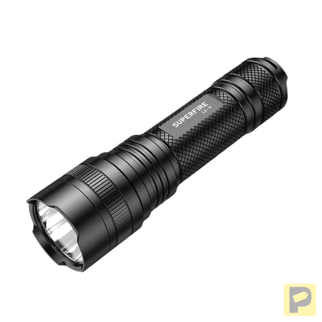 Superfire L6-H flashlight, 900 lm, 15W, USB-C, 5 modes