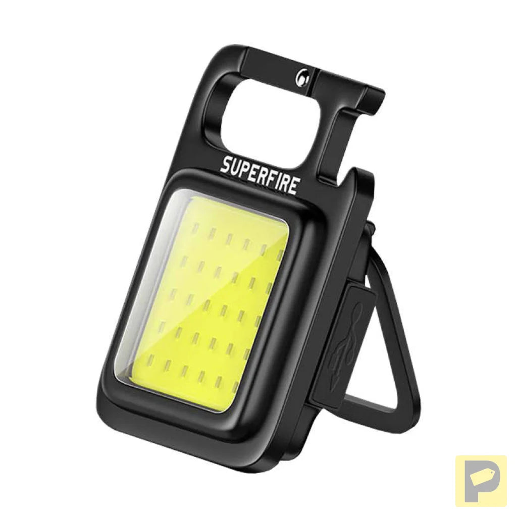 Superfire MX16 flashlight, 600 lm, 500 mAh, USB-C, 4 modes