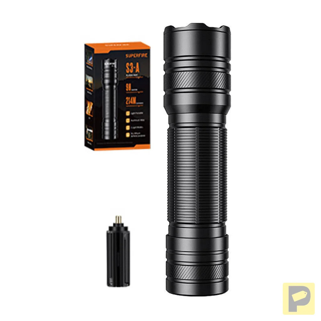 Superfire S3-A flashlight, 146 lm, 214 m, 5 modes