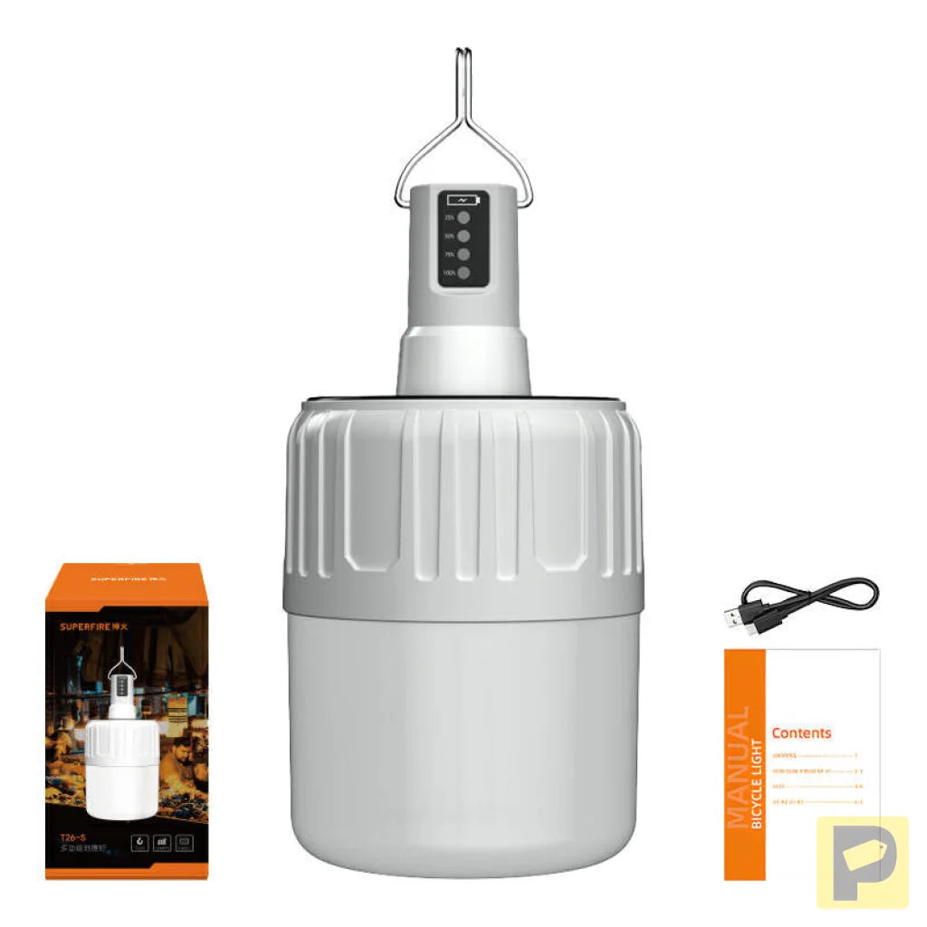 Superfire T26-S camping lamp, 500 lm, solar, 18W, 3 modes