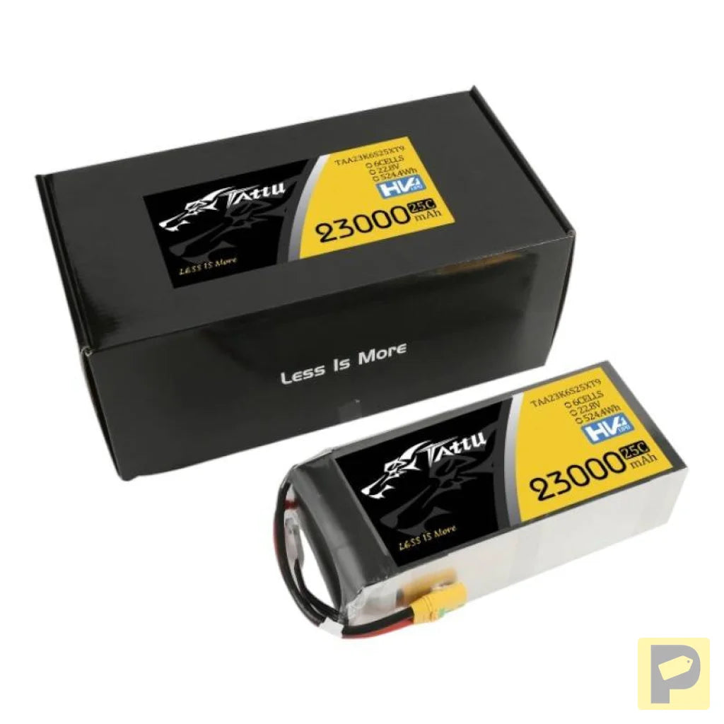 Tattu 23000mAh 22.8V 25C 6S1P Lipo Battery Pack With XT90-S