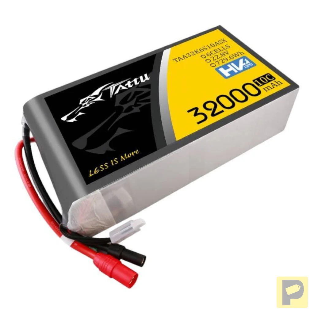 Tattu 32000mAh 22.2V 25C 6S1P Lipo Battery Pack with AS150+XT150