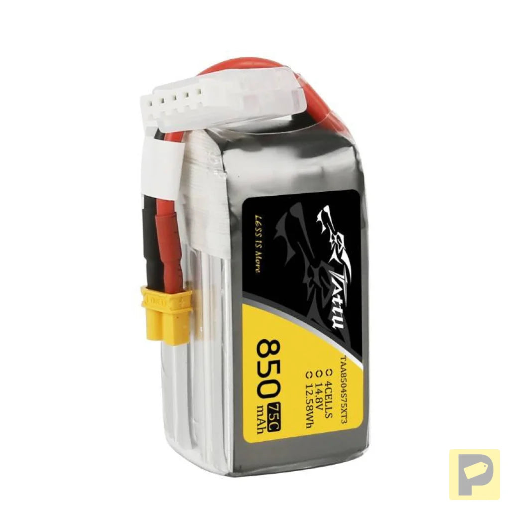 Tattu 850mAh 14.8V 75C 4S1P battery