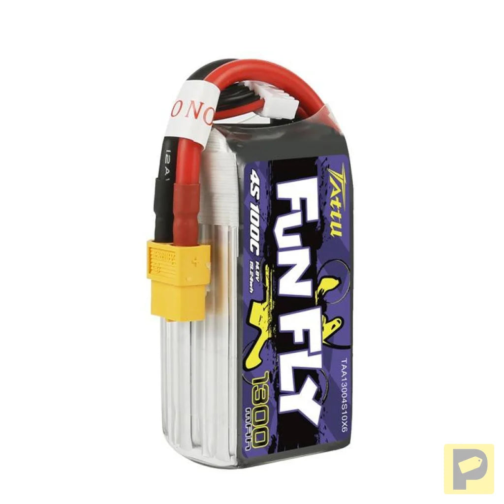 Tattu Funfly 1300mAh 14.8V 100C 4S1P battery