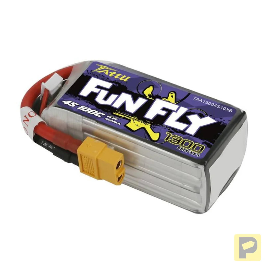 Tattu Funfly 1300mAh 14.8V 100C 4S1P battery