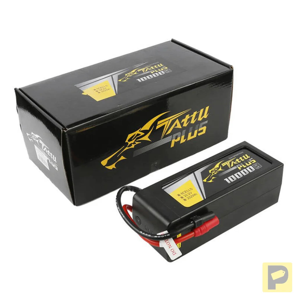 Tattu Plus 10000mAh 22.2V 25C 6S1P Lipo Battery Pack with AS150+XT150 plug