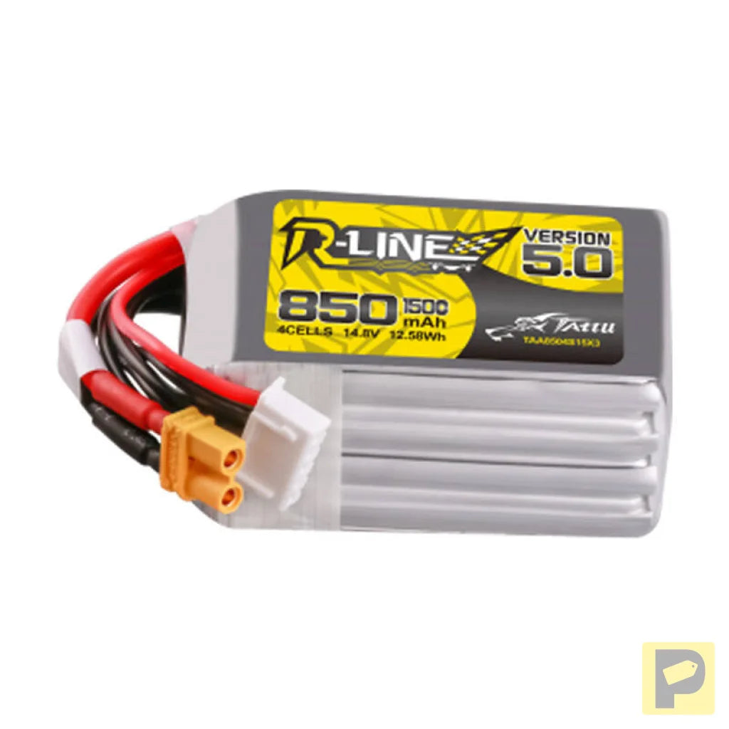 Tattu R-Line Wersja 5.0 850 mAh 14,8 V 4S1P 150C XT30U-F
