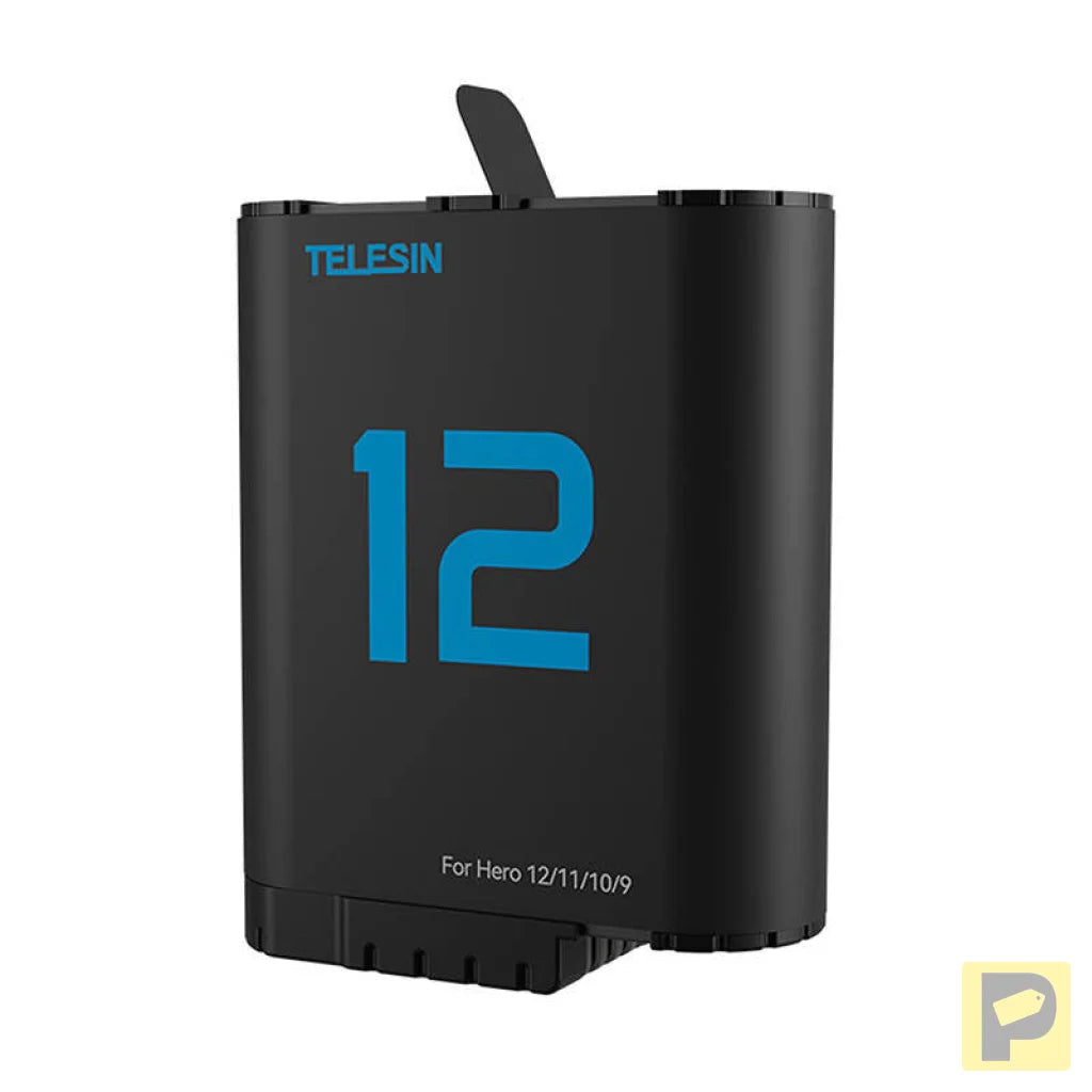 TELESIN lithium battery for GoPro Hero 12/11/10/9 (blue)