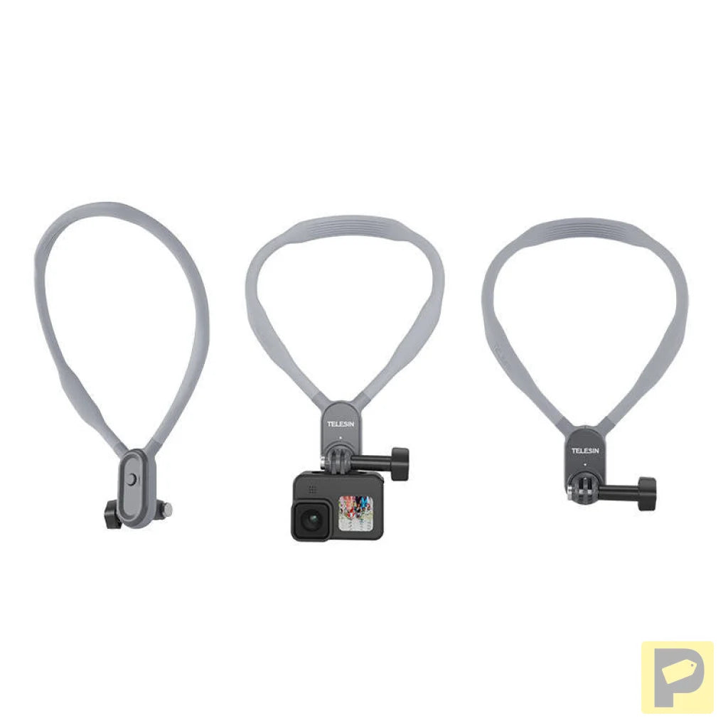 Telesin neckband with mount for sports cameras / phones (TE-HNB-001)
