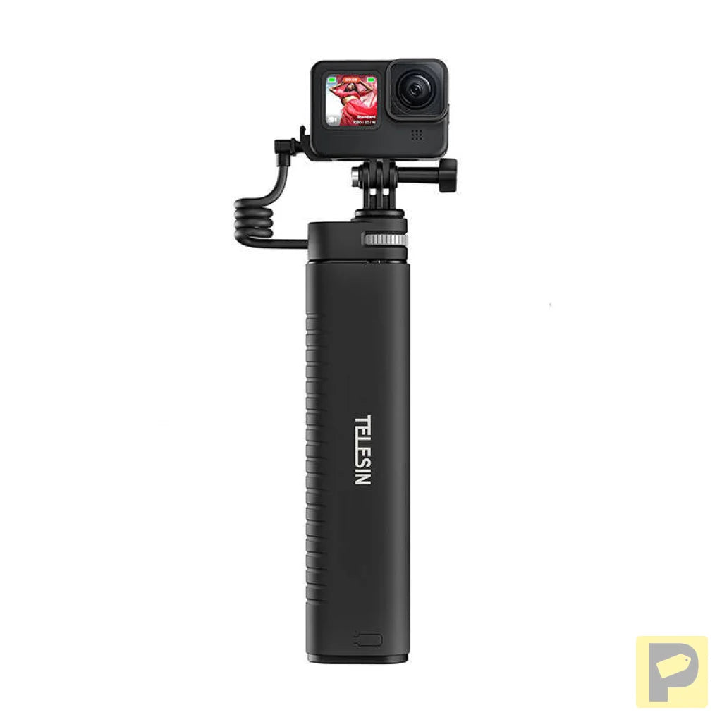 TELESIN Power grip selfie stick (With power bank) TE-CSS-001