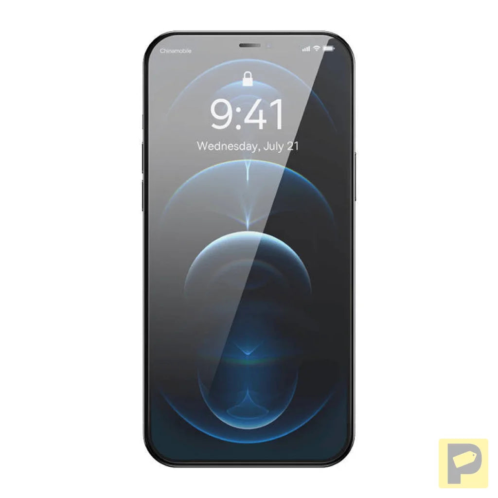 Tempered Glass Baseus 0.4mm Iphone 12 Pro MAX + cleaning kit