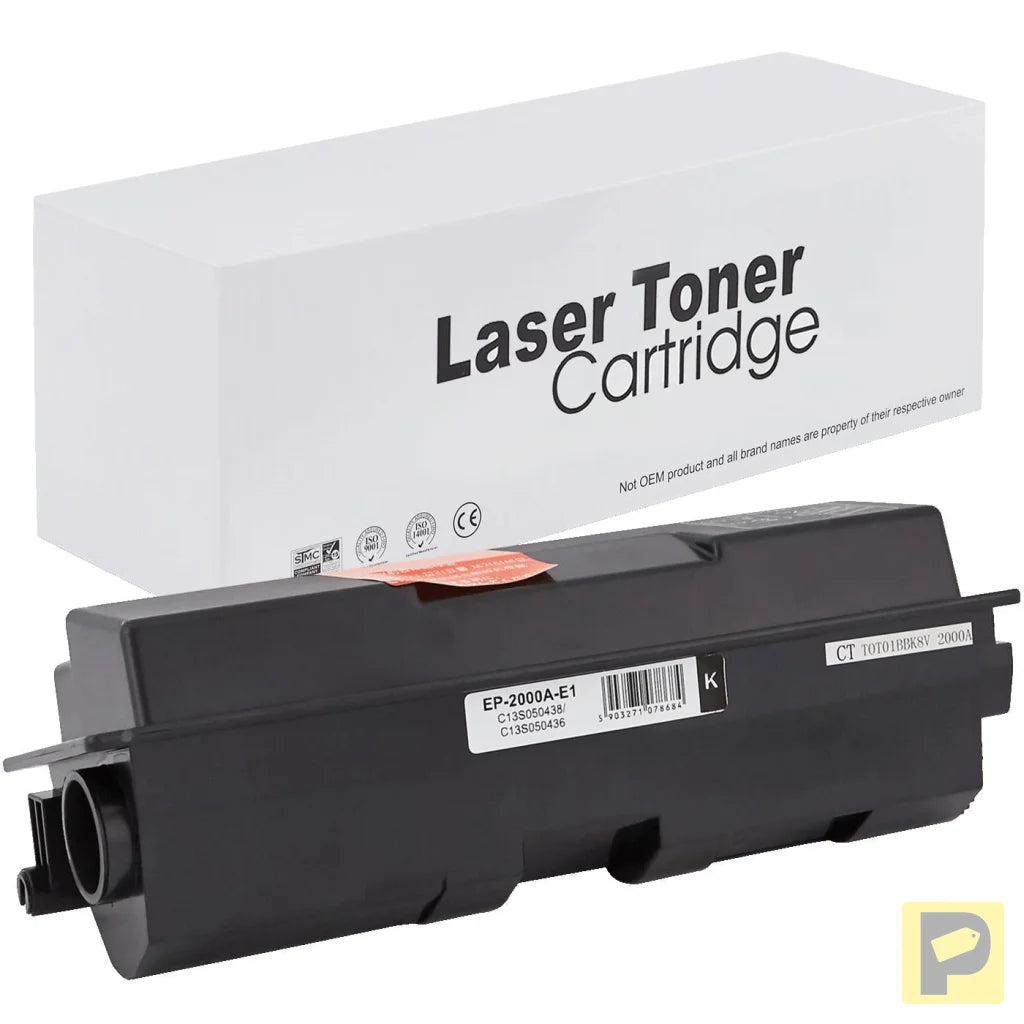 Toner for Epson | C13S050438 / C13S050436 | black | 3500 pag. | neutral box