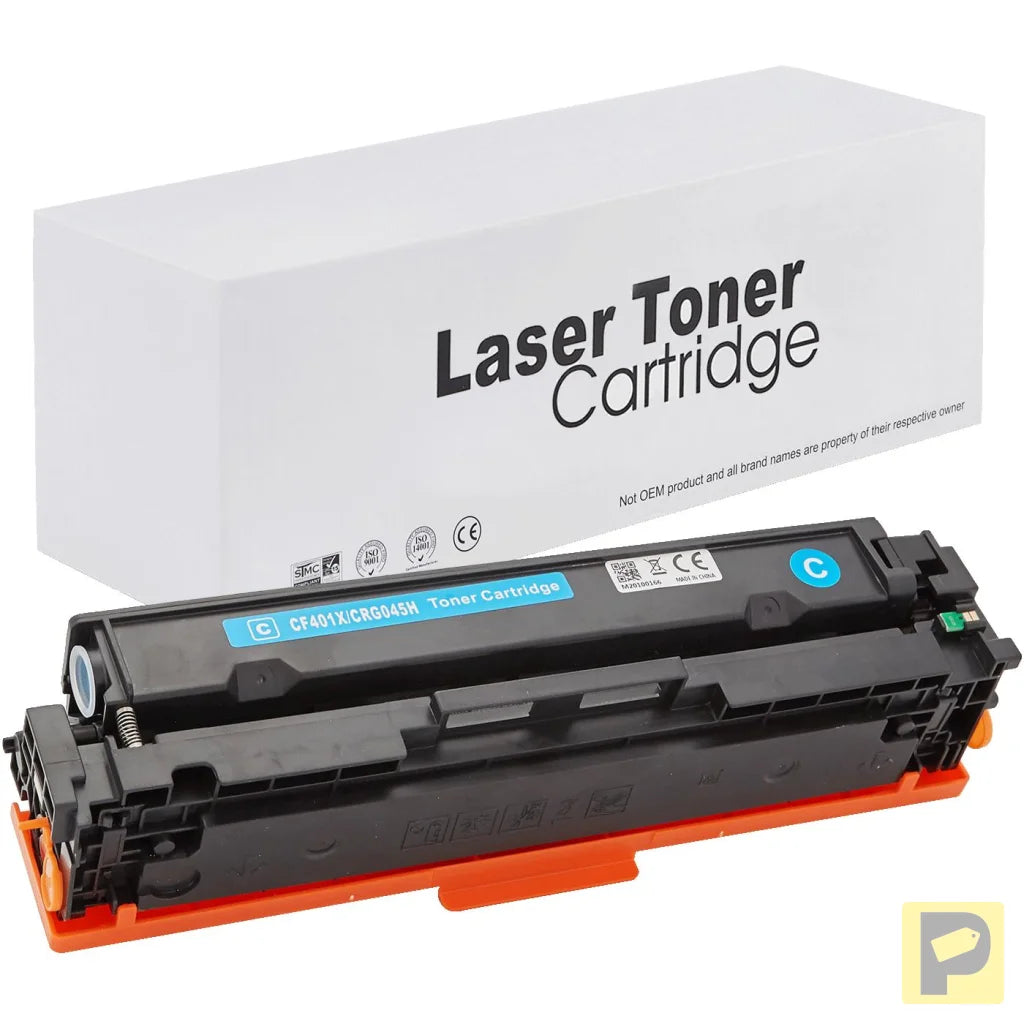 Toner for HP / Canon | CF401X / CRG045HC | cyan | 2200 pag. | neutral box