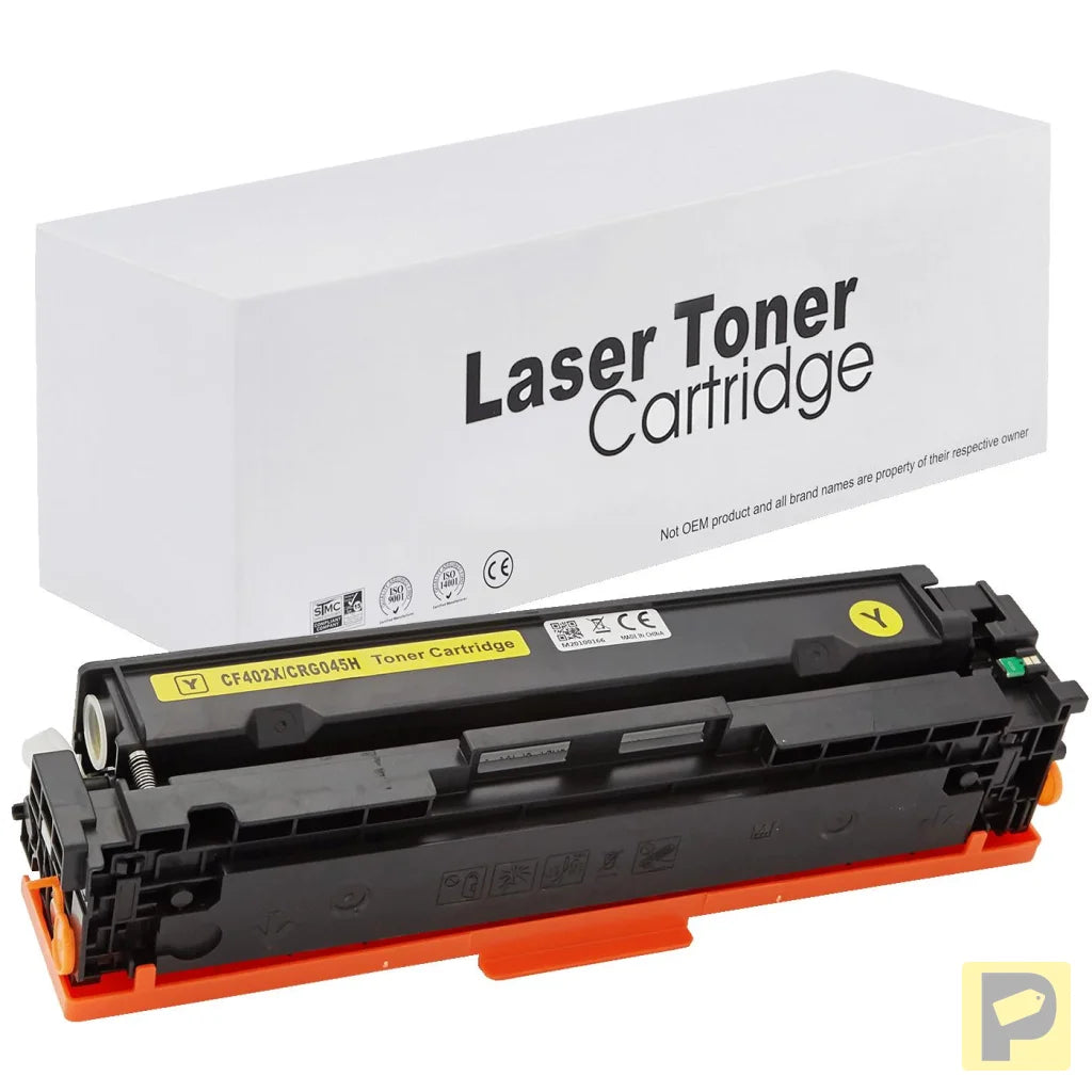 Toner for HP / Canon | CF402X / CRG045HY | yellow | 2200 pag. | neutral box