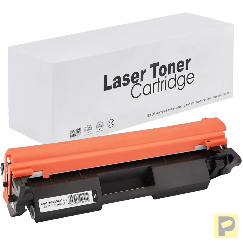 Toner for HP | CF217A / CRG047 / 17A | black | 1600 pag. | neutral box