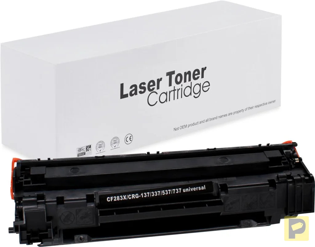 Toner for HP | CF283X / CRG737 | black | 2400 pag. | neutral box