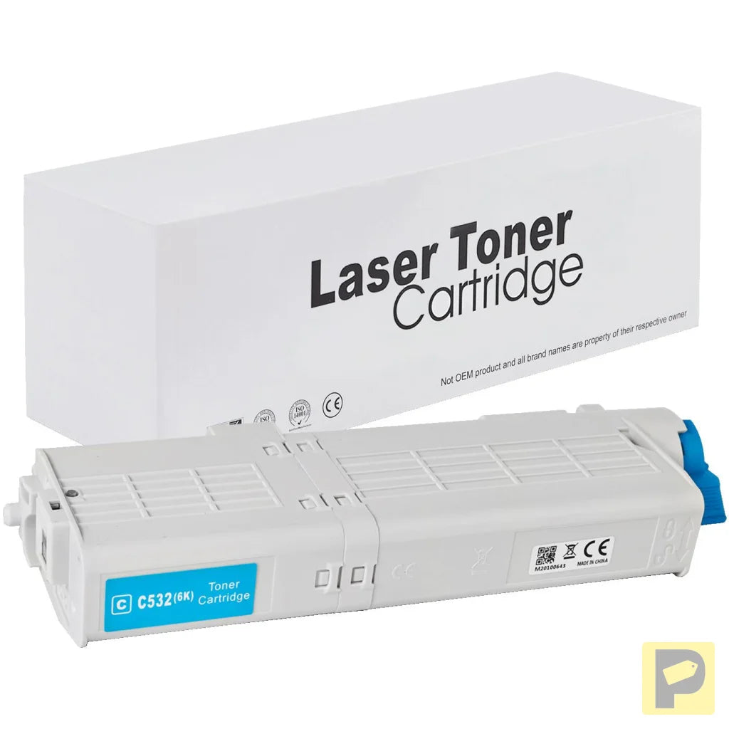 Toner for Oki | 46490607 | cyan | 6000 pag. | neutral box