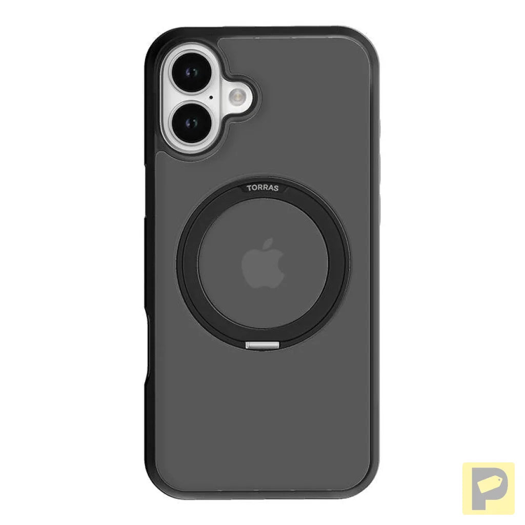 Torras Ostand Pro Case for iPhone 16 (Black)