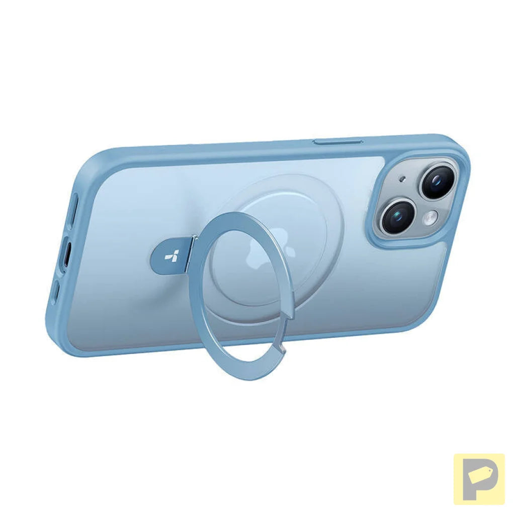 Torras phone case Ostand Matte for iPhone 15 (navy blue)